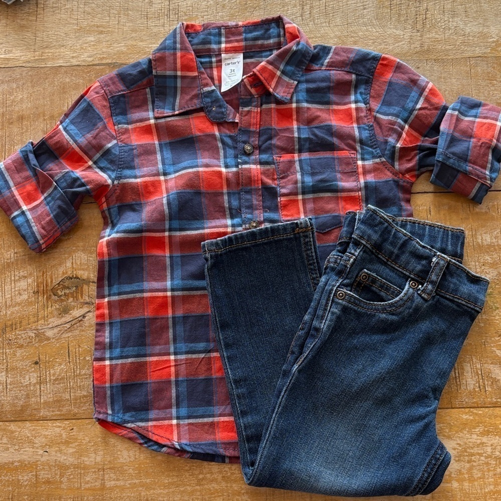 NWOT Carter's Boys Outfit 3t